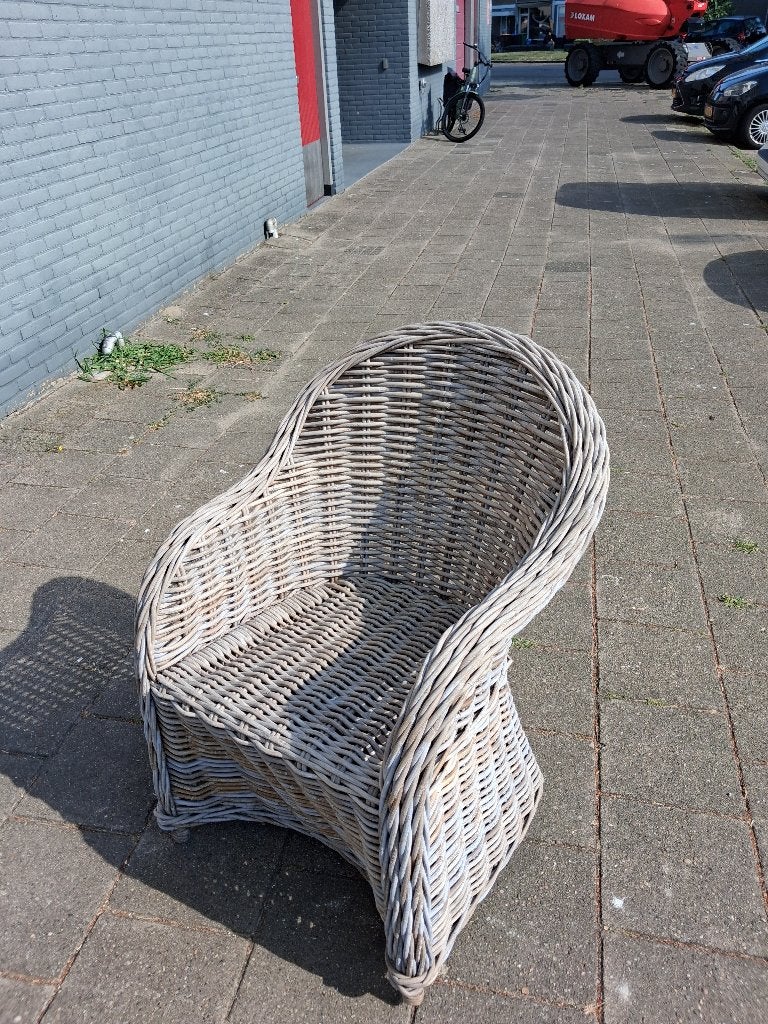 Rieten tuinstoelen, Ophalen, Gebruikt, Rotan