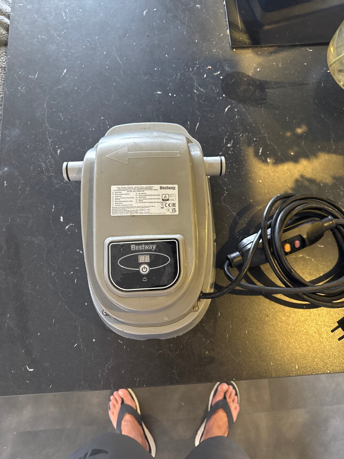 Bestway Elektrische Zwembad Verwarming 2800W, Tuin en Terras, Zwembad-toebehoren, Ophalen of Verzenden, Gebruikt, Verwarming