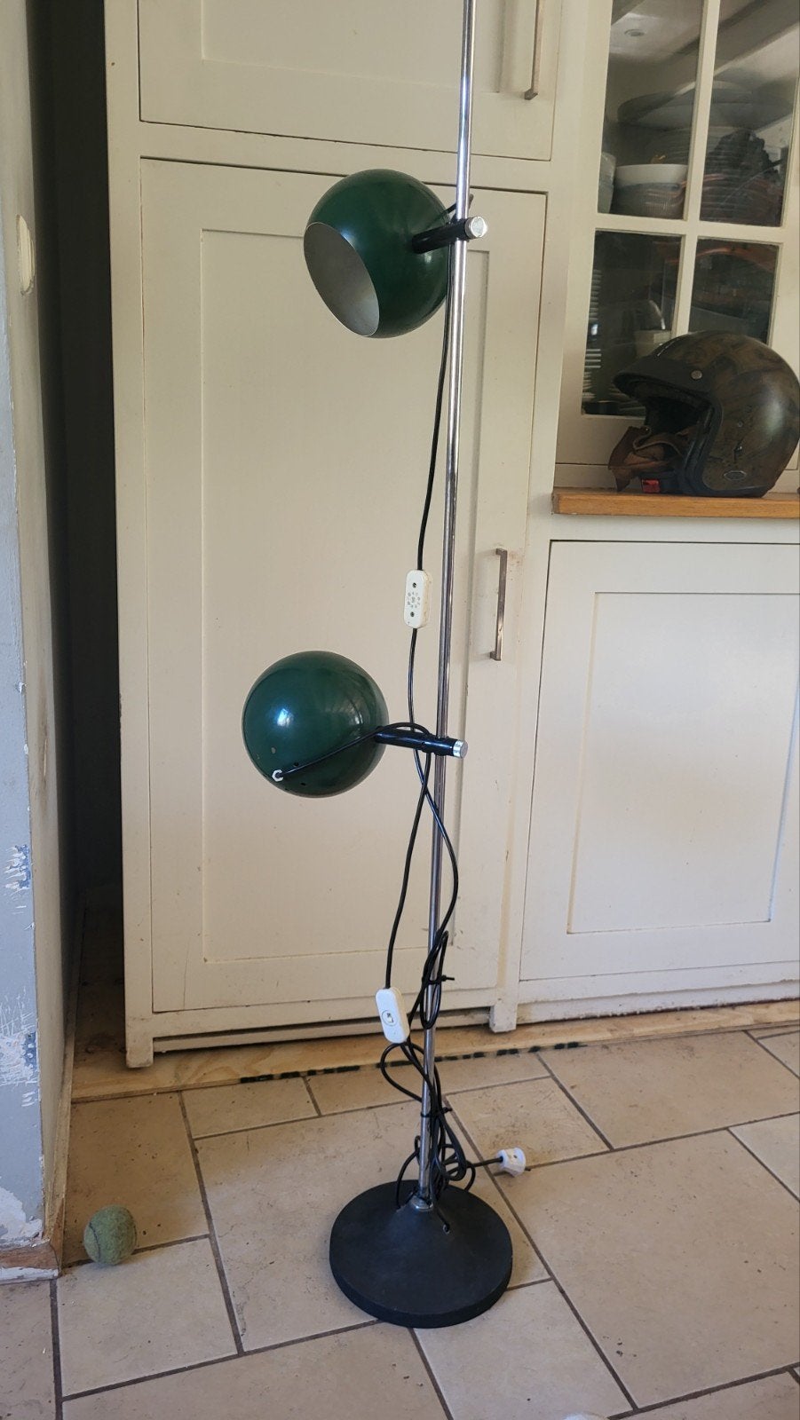 vintage Gepo Hala Eye bol lamp 1960, Ophalen, Vintage gepo hala vloerlamp, E27 (groot), Minder dan 100 cm