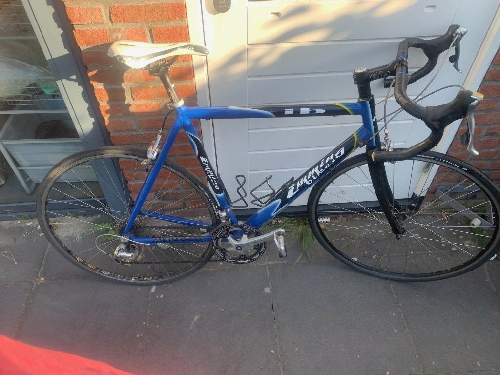 Immingbike racefiets, Gebruikt, Velgrem, Aluminium, 15 tot 20 versnellingen