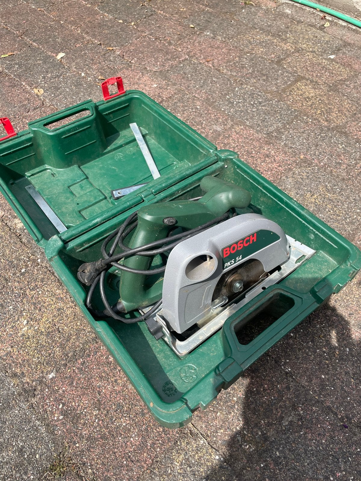 Bosch PKS 54 handcirkelzaag inclusief originele koffer, Ophalen, Gebruikt, 600 tot 1200 watt, Cirkelzaag