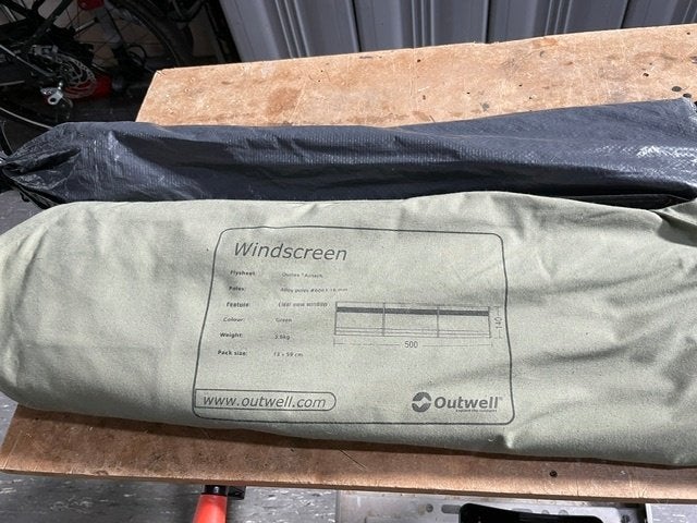 Windscherm, Ophalen of Verzenden, Uittrekbaar, Zo goed als nieuw