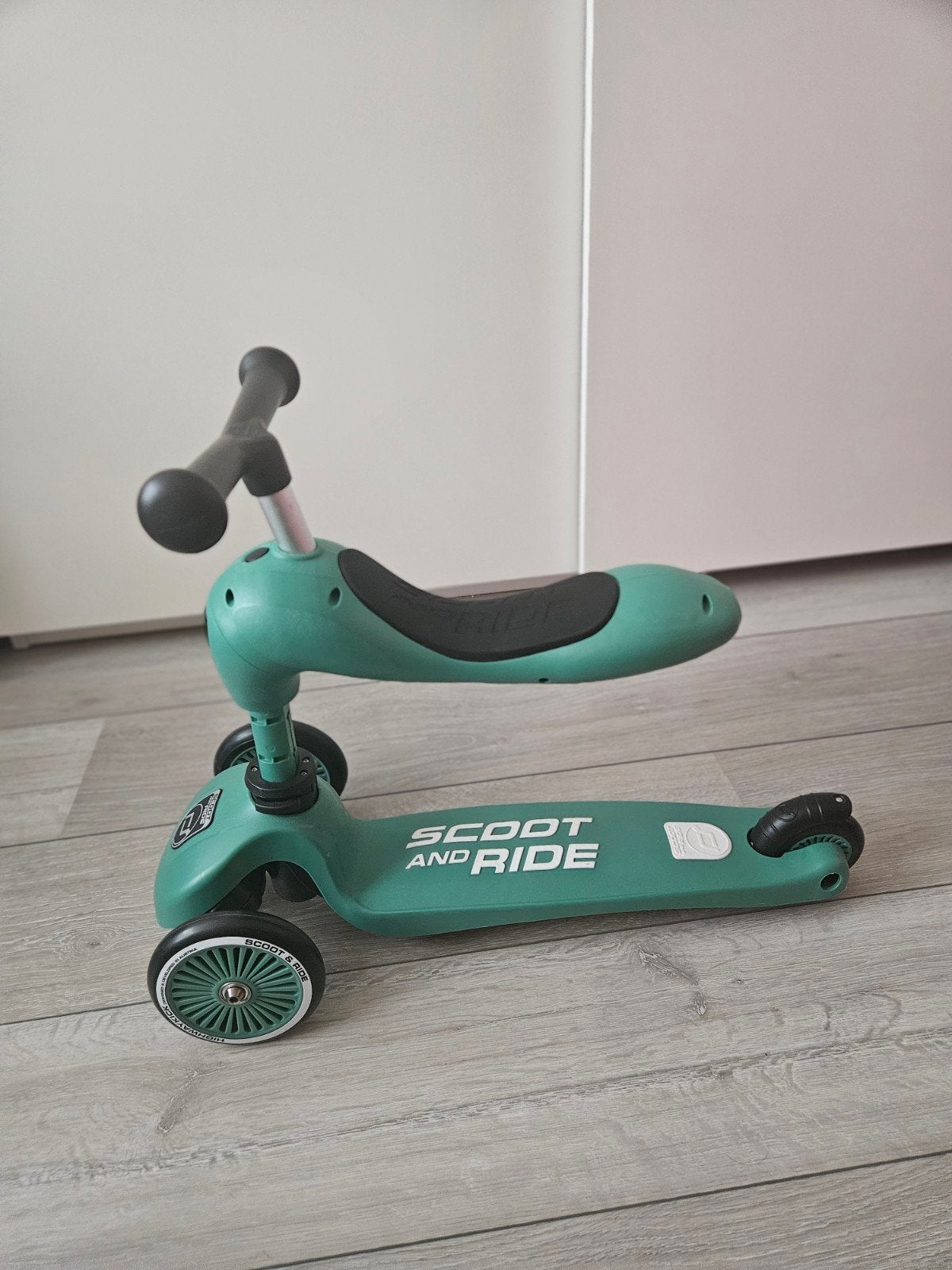 Scoot and Ride Highwaykick 1 - 2-in-1 step/loopfiets, Ophalen, Zo goed als nieuw, Gewone step, Scoot and Ride