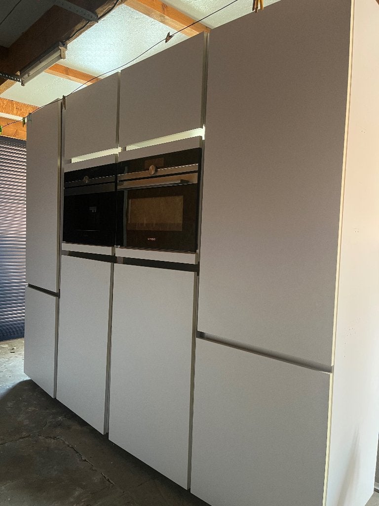 Keuken met eiland wit (gedemonteerd), Ophalen, Gebruikt, Overige materialen, Wit