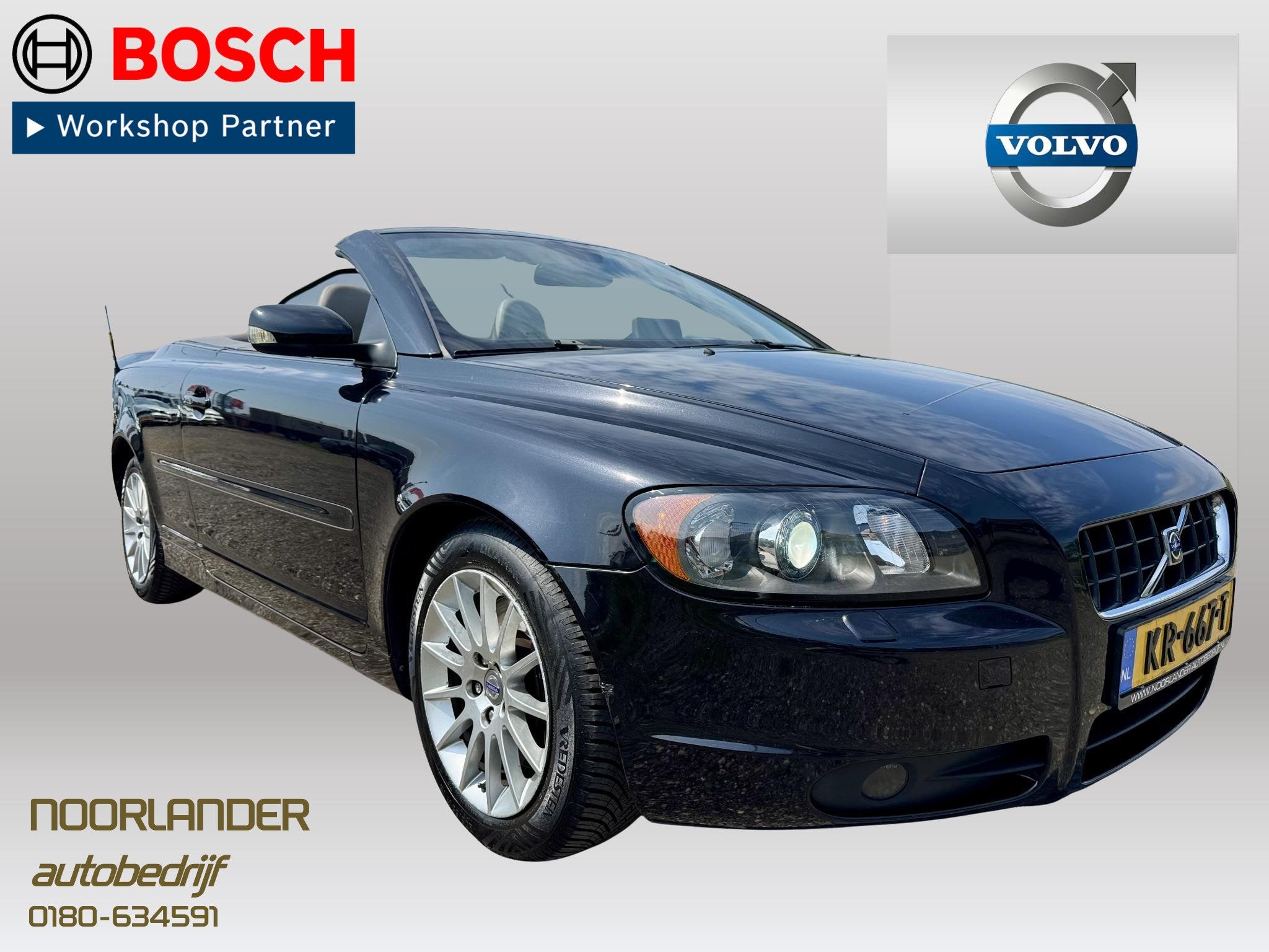 Volvo C70 Convertible T5 Automaat | Youngtimer | Leder | Xen, Auto's, Dealer onderhouden, C70, Gebruikt, Cabriolet