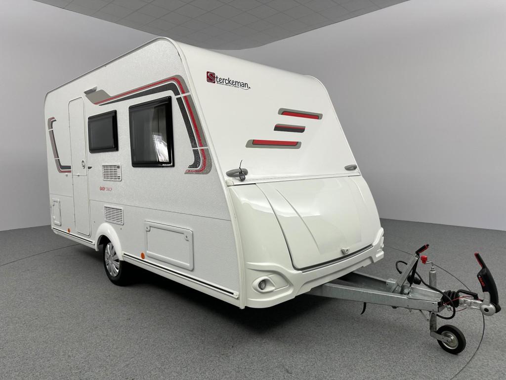 Sterckeman Easy 390 CP Voortent 4 persoons COMPACT, Caravans en Kamperen, Caravans, Vast bed, Sterckeman, Bedrijf, Treinzit
