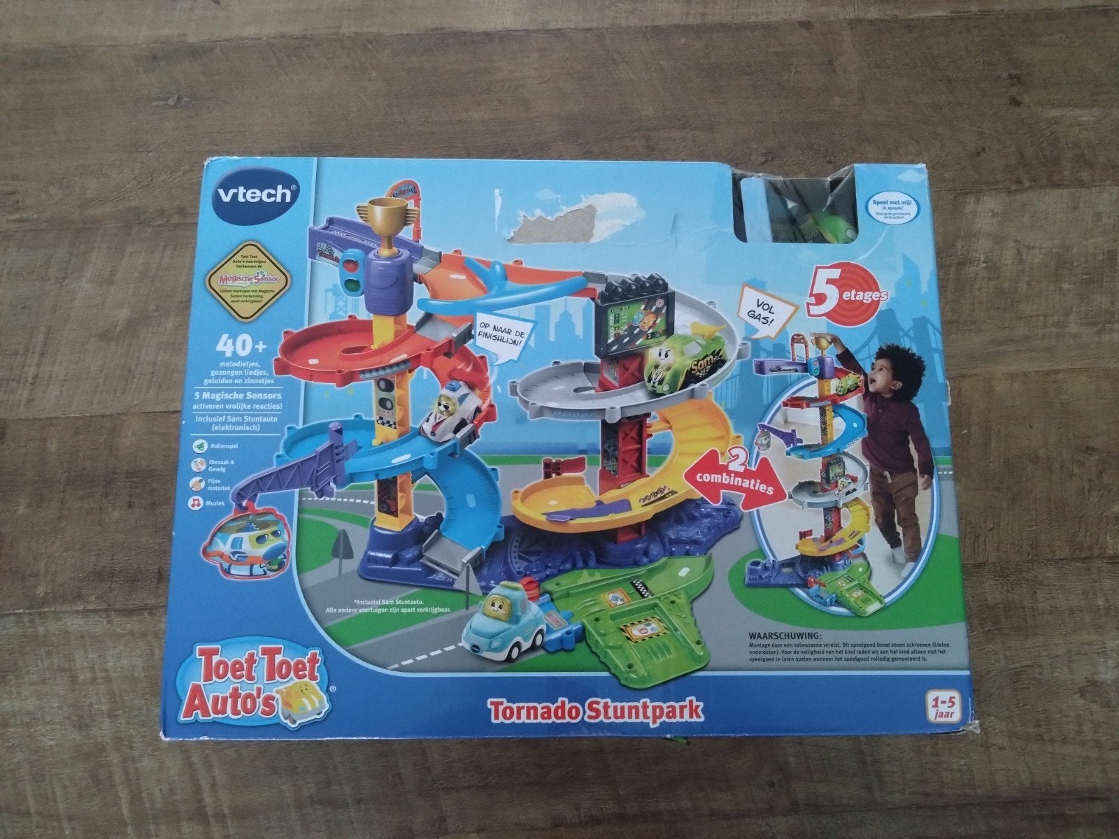 VTech Toet Toet Auto's Tornado Stuntpark, Kinderen en Baby's, Speelgoed | Vtech, Ophalen of Verzenden, Nieuw, 2 tot 4 jaar