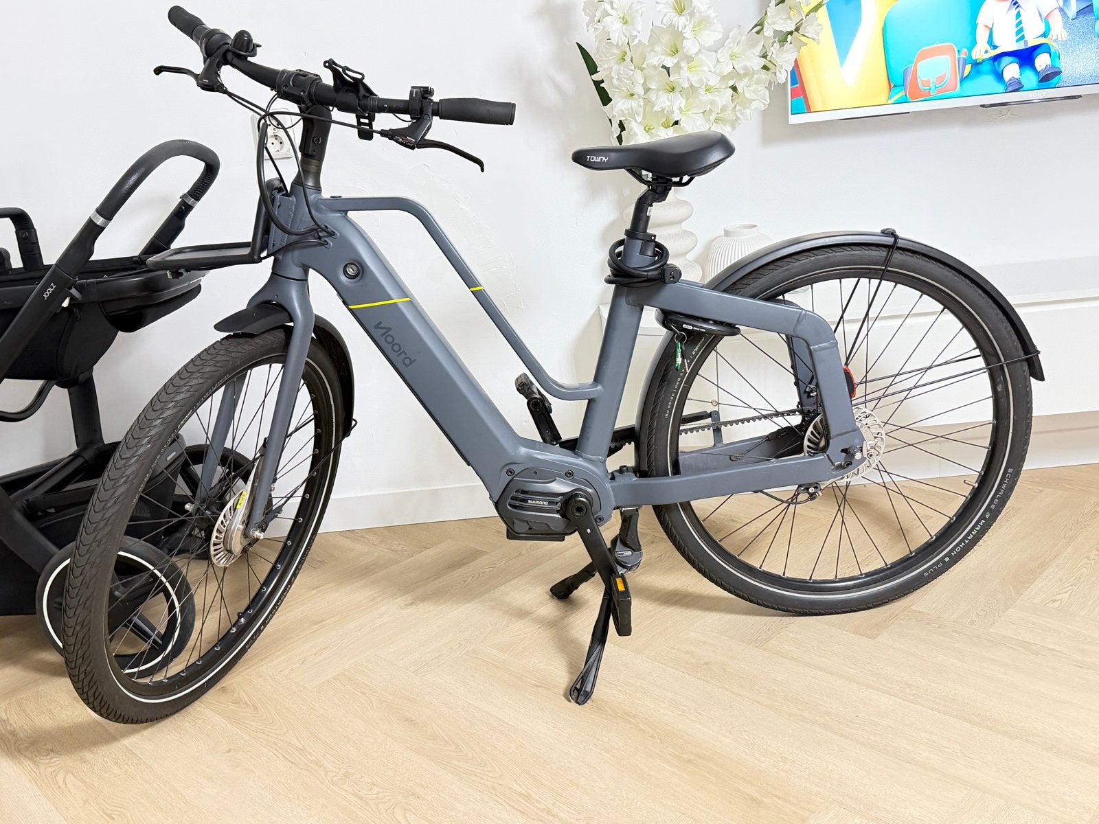 Noord E-bike met Shimano motor, 2 accu's ., Ophalen of Verzenden, Zo goed als nieuw, 50 km per accu of meer, Overige merken