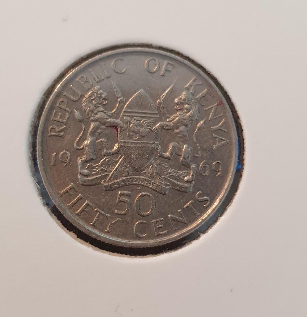Kenia - 50 Cents 1969, Verzenden, Overige landen, Losse munt