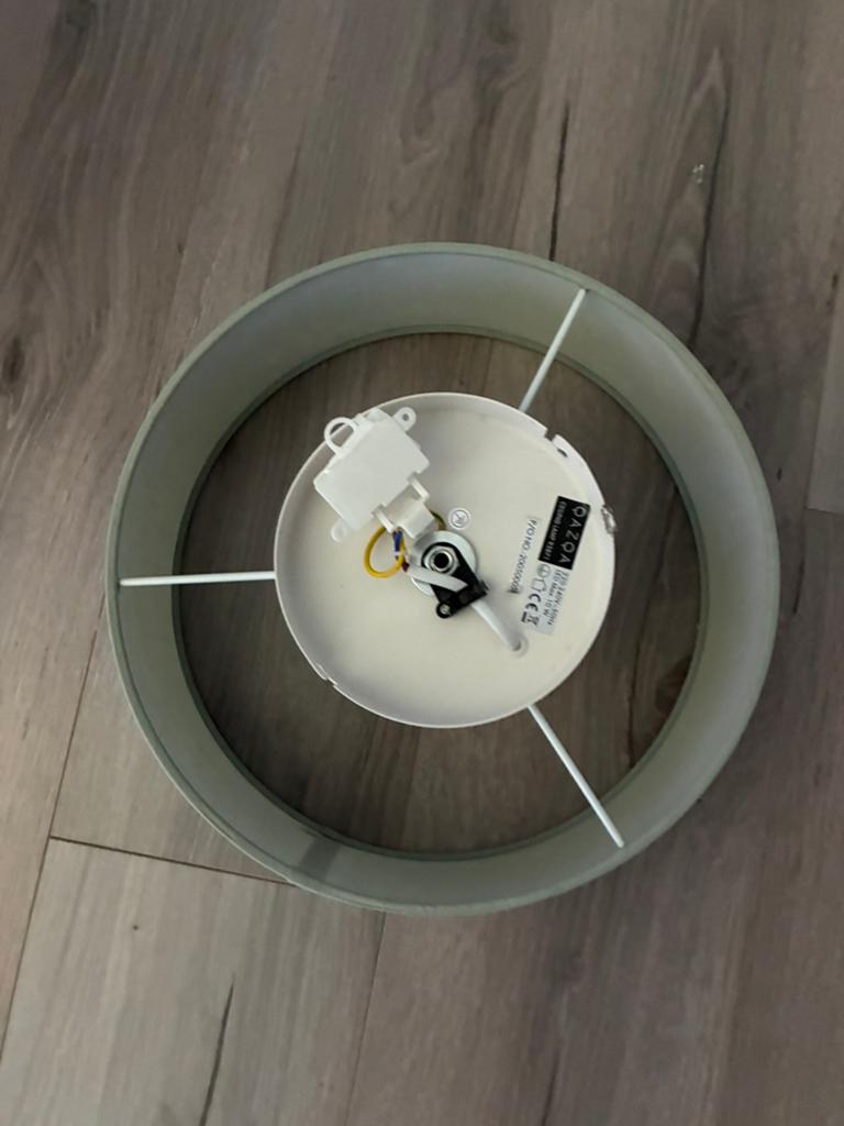 Qazqa plafondlamp 40cm led, Huis en Inrichting, Lampen | Lampenkappen, Ophalen, 25 tot 50 cm, Rond, Zo goed als nieuw