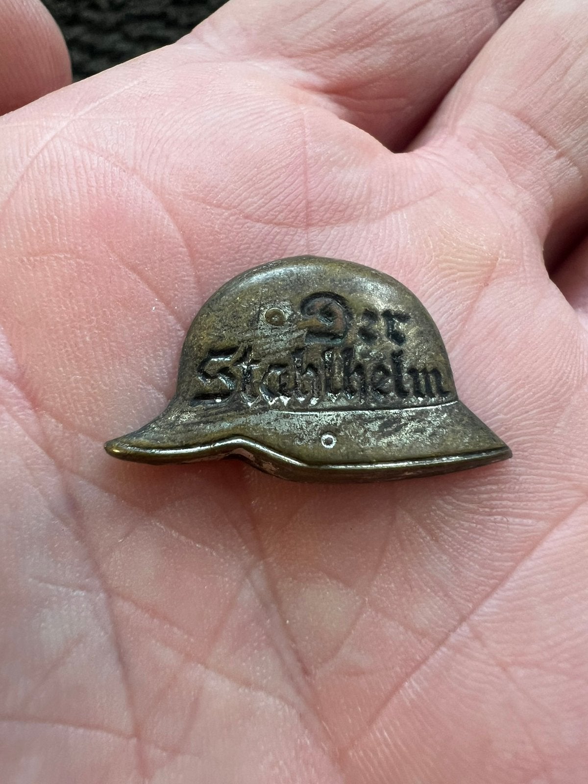 WO2 Duits Der Stahlhelm speld veteranen organisatie, Verzenden, Duitsland, Embleem of Badge