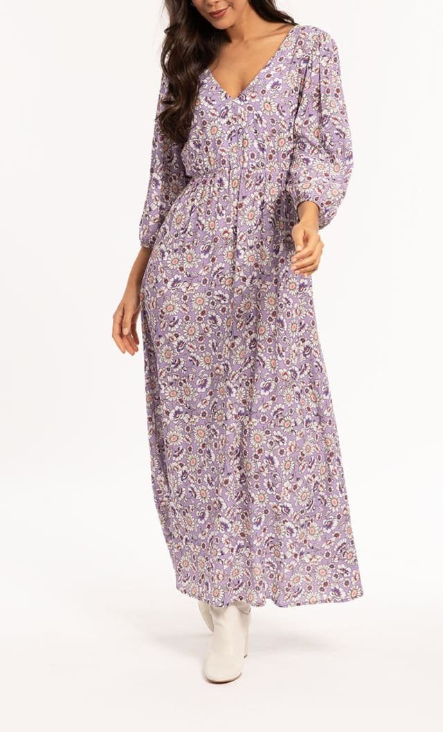 ZGAN! Mooie Studio Anneloes Bibi Flower Crepe dress maat XL!, Overige kleuren, Verzenden, Maat 46/48 (XL) of groter, Zo goed als nieuw