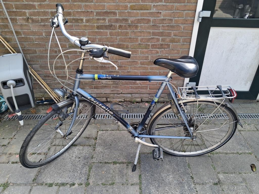 Gazelle Bahia herenfiets - Gebruikt, Velgrem, Versnellingen, Ophalen of Verzenden, Gazelle