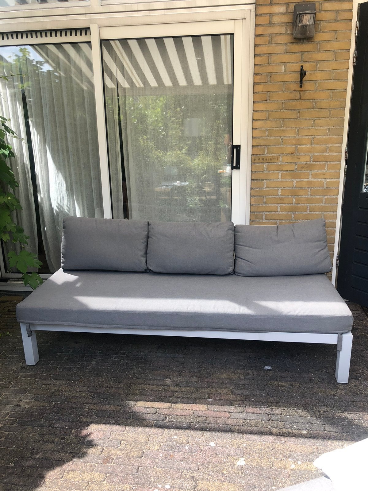 Luxe loungebank 2 meter lang, Ophalen, Gebruikt, Bank