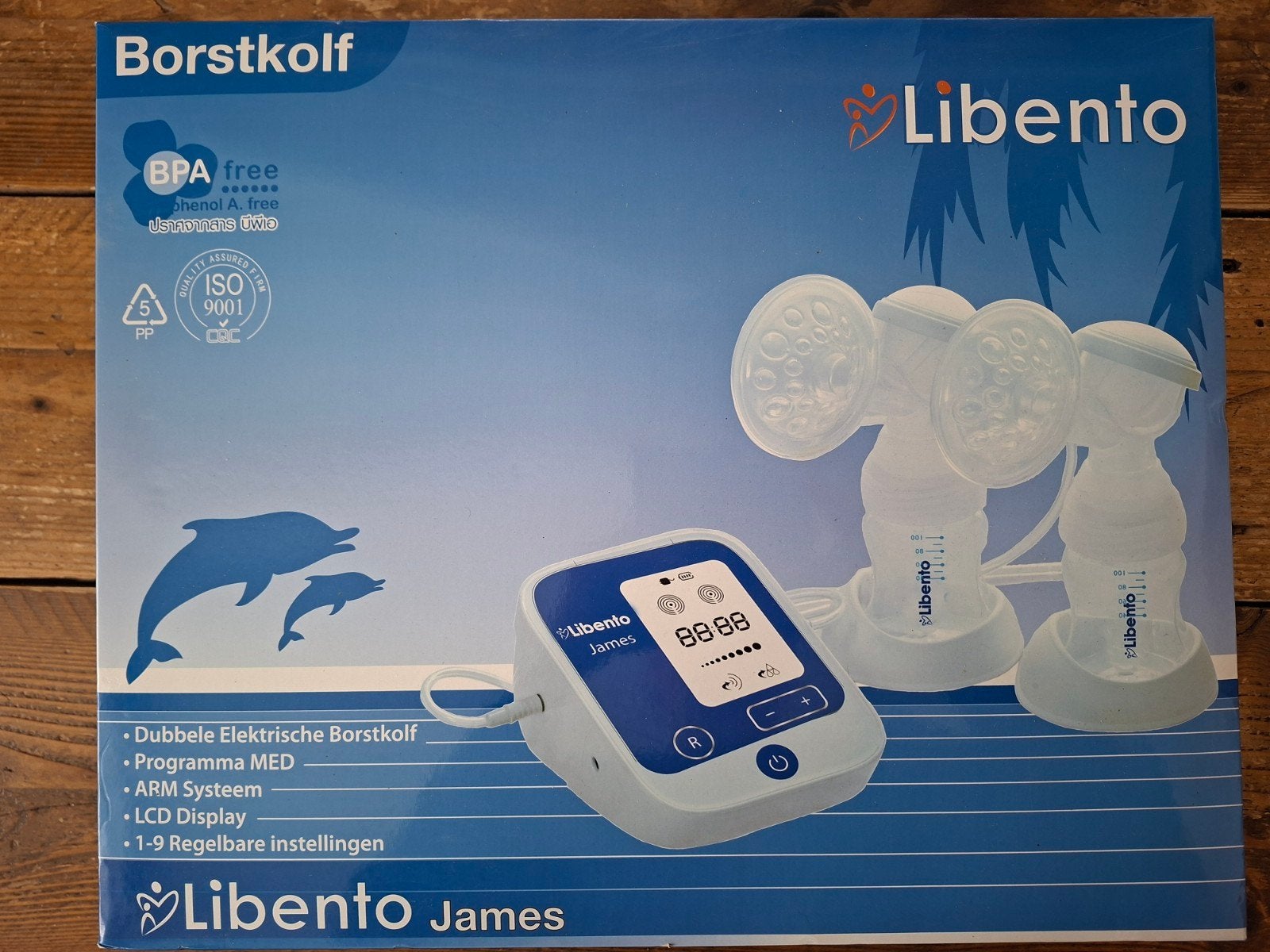 Libento James Dubbele Borstkolf - Zo goed als nieuw, Ophalen, Zo goed als nieuw, Borstkolf