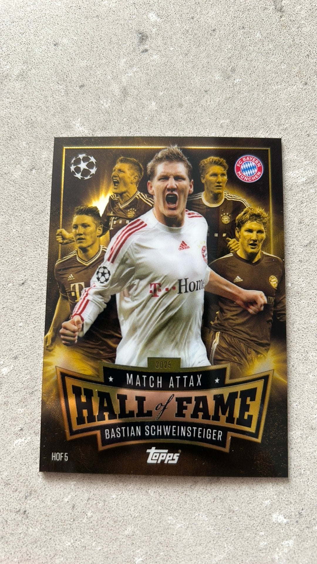 Hall of fame attax schweinsteiger, Ophalen of Verzenden, Zo goed als nieuw, Plaatje
