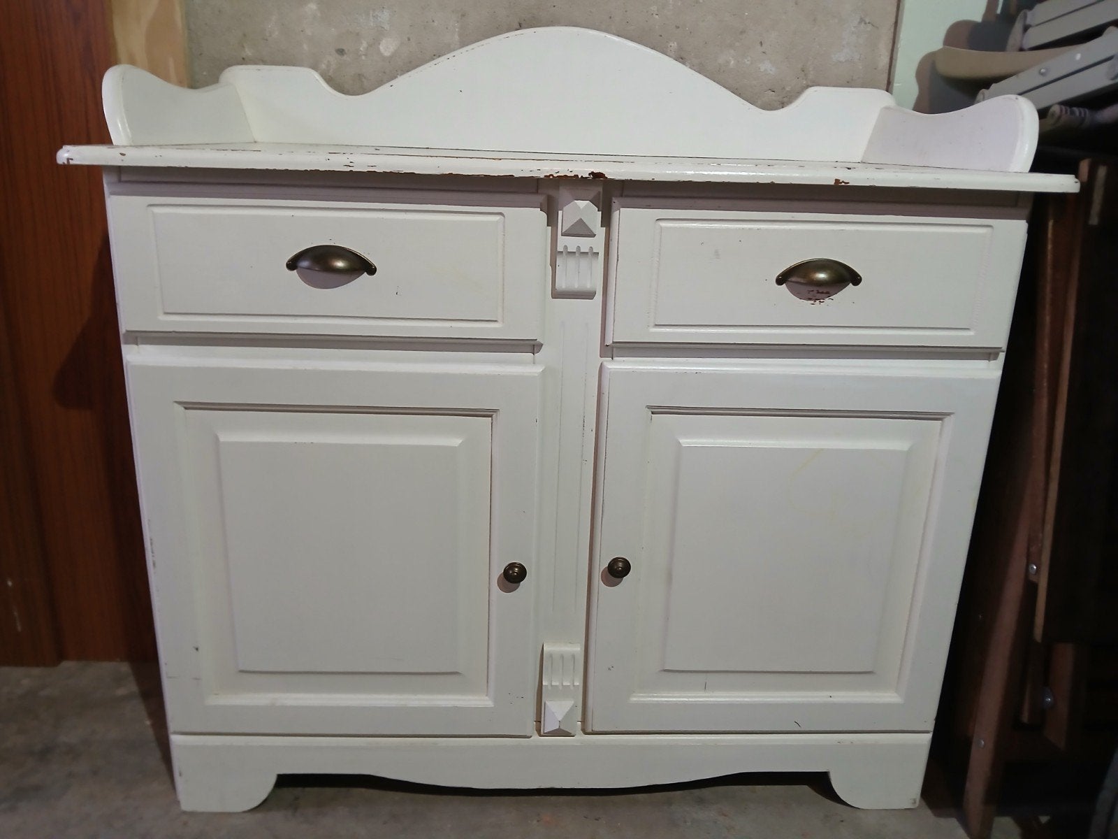 Witte commode met lades en kastjes, Ophalen of Verzenden