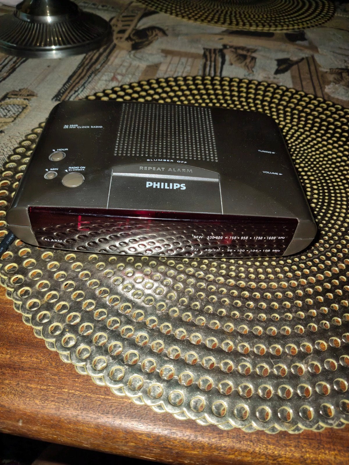 Philips wekkerradio met alarmfunctie, Ophalen, Zo goed als nieuw