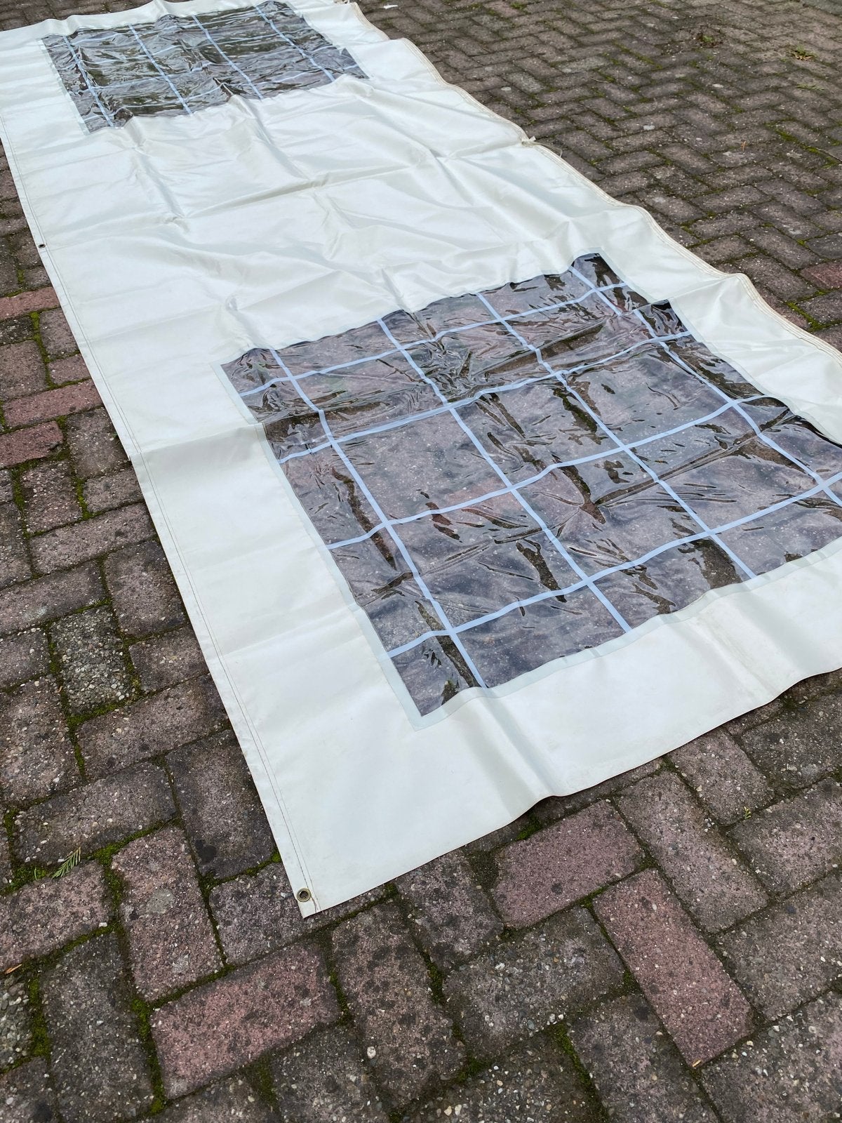 Sun blocker  voor luifel 3.80/1.45, Ophalen of Verzenden, Gebruikt