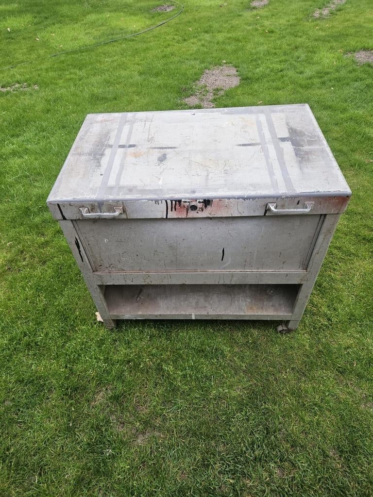 Vintage archief kast 80x51x76 cm, Huis en Inrichting, Kasten | Roldeurkasten en Archiefkasten, Ophalen