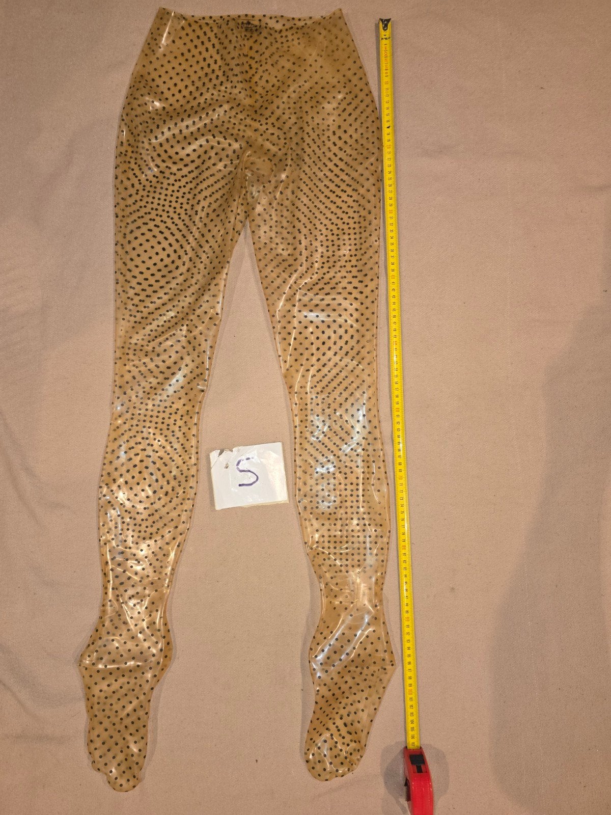 Libidex Latex Legging met voeten - Maat S, Kleding | Dames, Legging, Verzenden, Libidex, Zo goed als nieuw