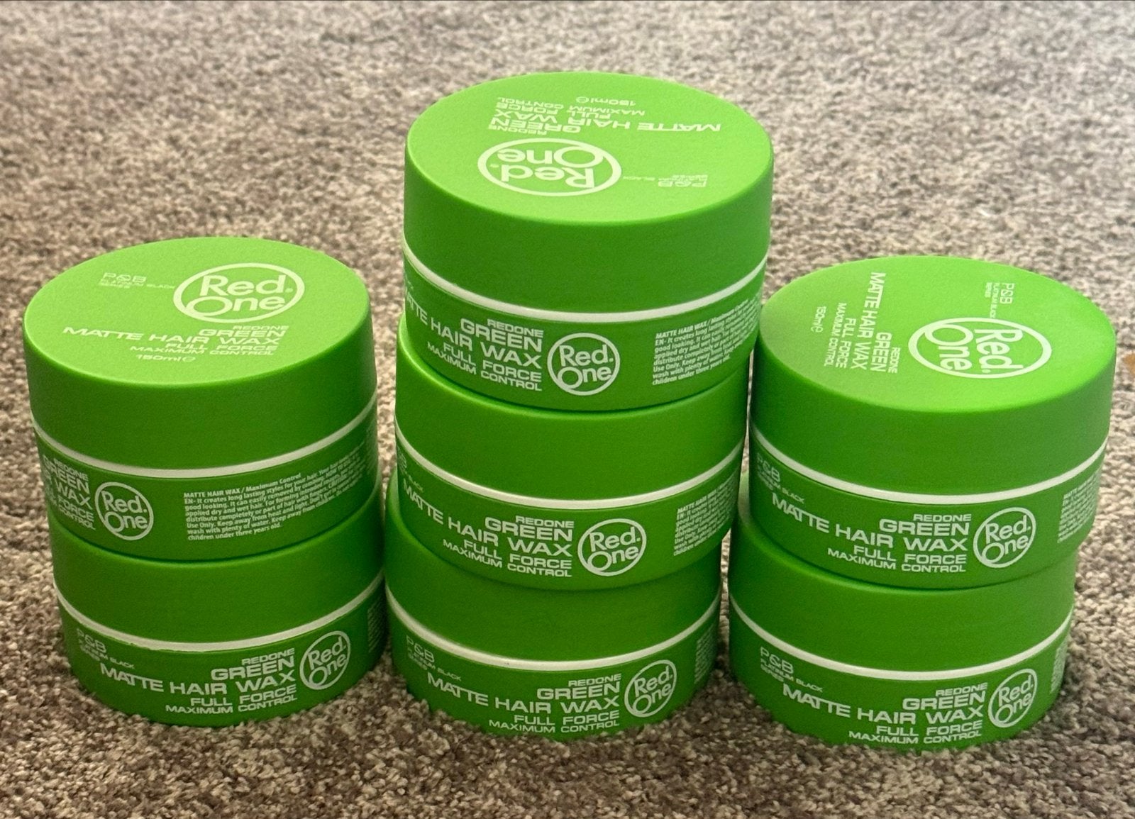 Red One Green Matte Haar Wax - Maximale Controle, Ophalen of Verzenden, Nieuw, Gel, Wax, Haarlak of Mousse