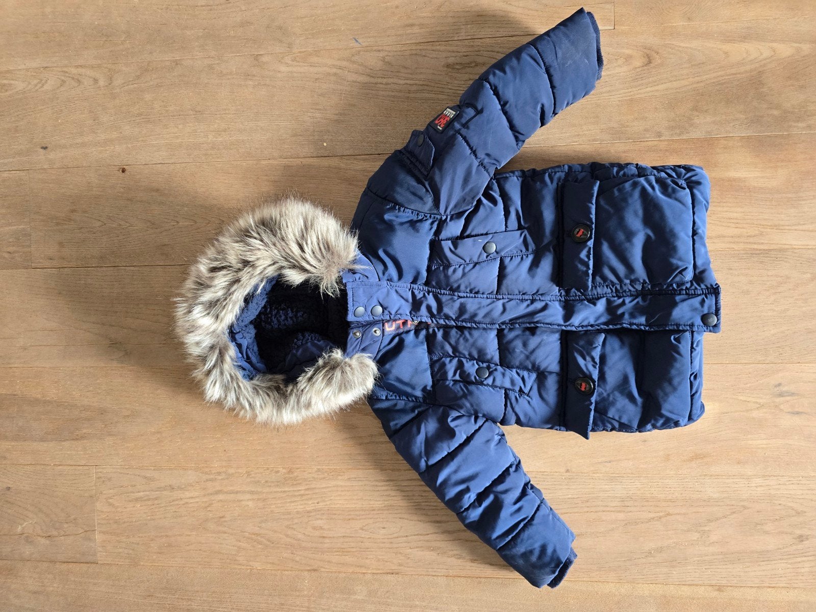 Warme winterjas voor jongens - NYC BRKLN SERIES, Gebruikt, Ophalen of Verzenden, NYC BRKLN SERIES, Jongen
