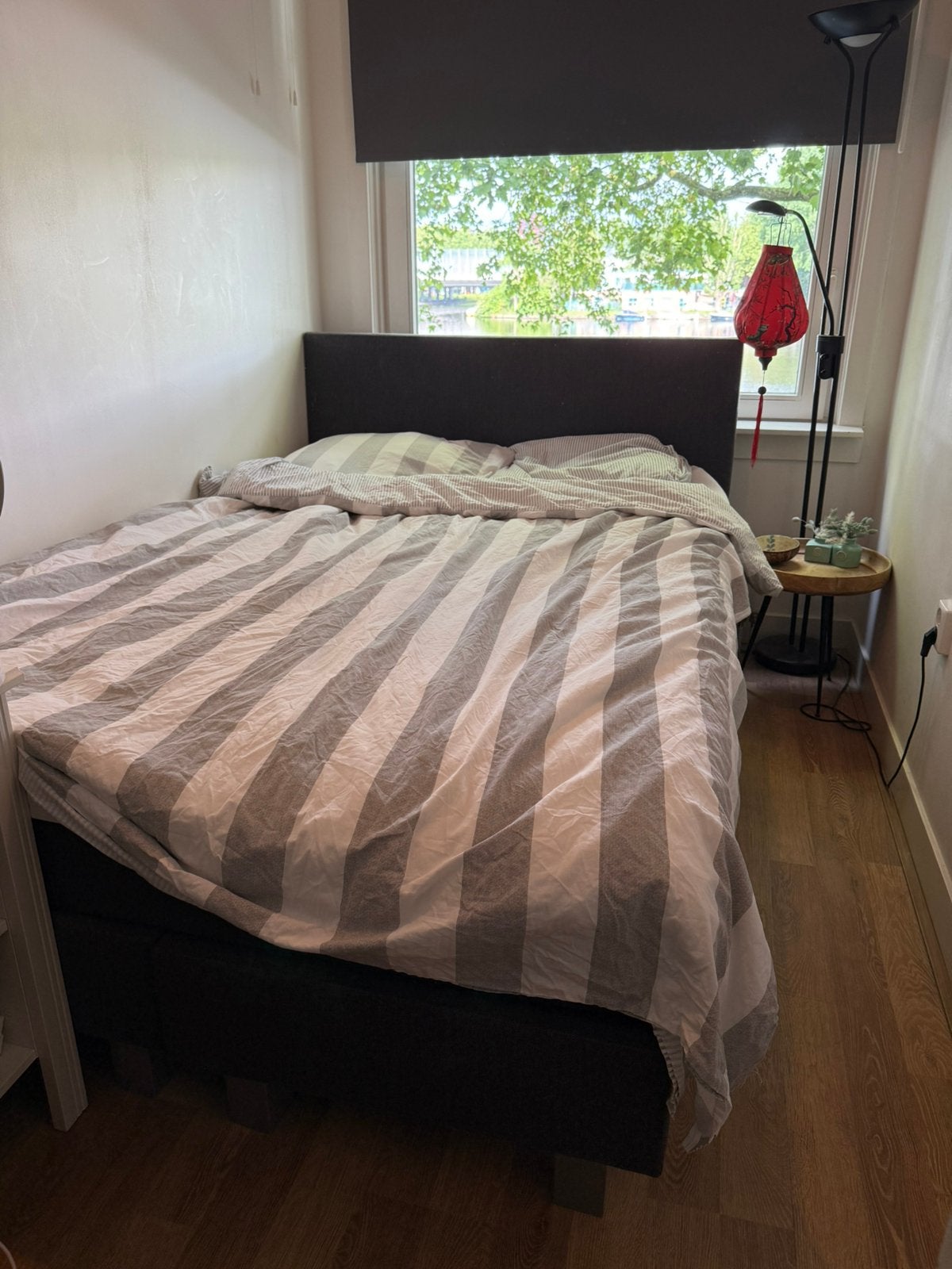 Boxspring + topper, Ophalen, Gebruikt, Tweepersoons, 140 cm