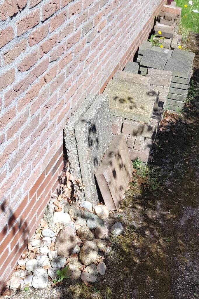 bak- en natuurstenen, klinkers, tegels, Ophalen, Overige materialen, Gebruikt, Overige typen