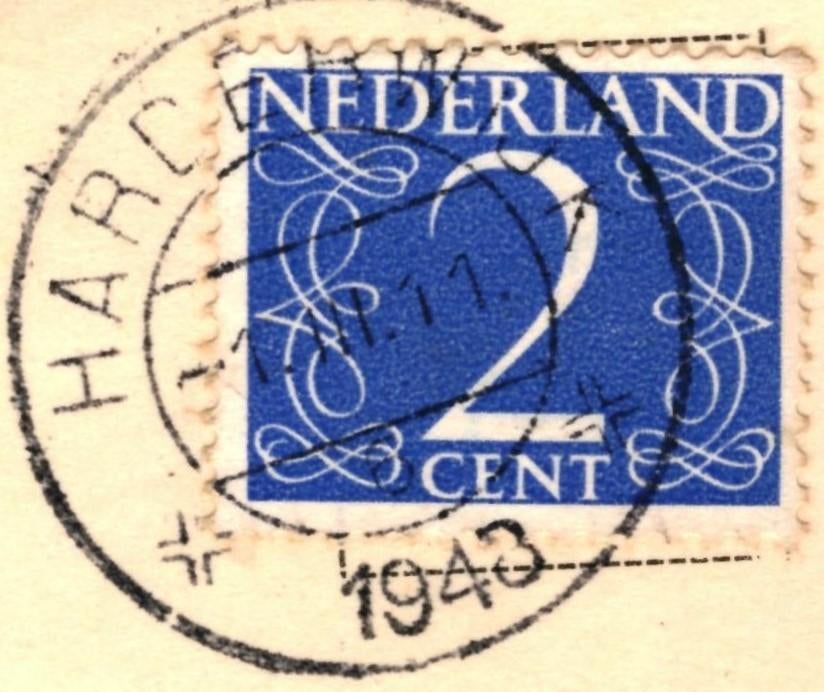 991375 Harderwijk Sonnevanck 1948 Gld Gelopen met postzegel, Ophalen of Verzenden, 1940 tot 1960, Gelopen, Noord-Brabant