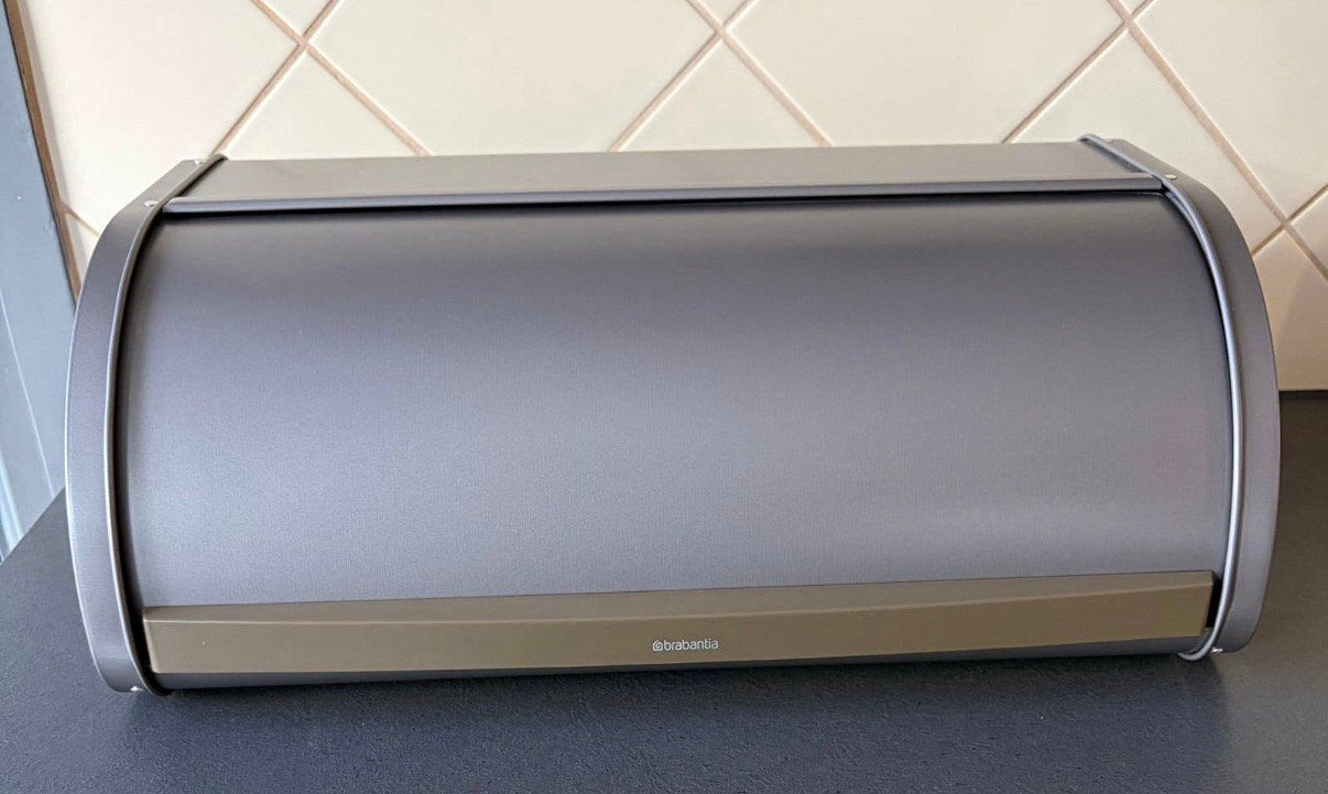 Broodtrommel brabantia rvs, Huis en Inrichting, Ophalen, Zo goed als nieuw