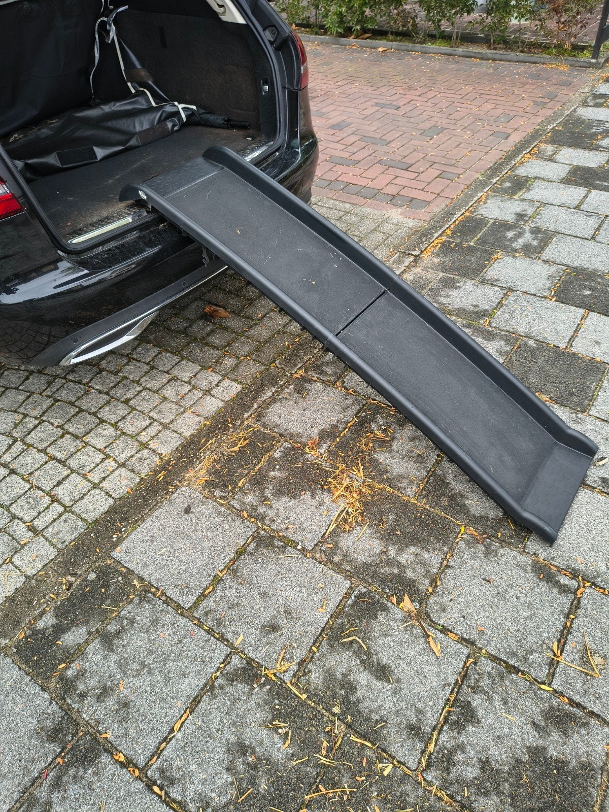Loopplank voor de hond., Ophalen, Gebruikt