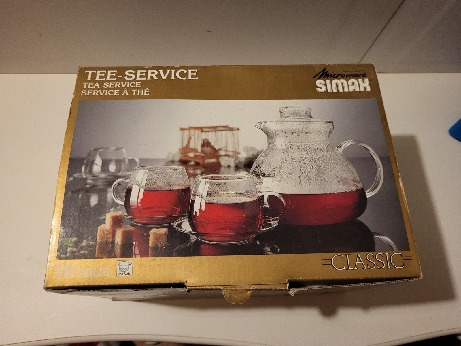 *Nieuw* 10 delig theeservies, Ophalen, Nieuw, Glas, Overige stijlen