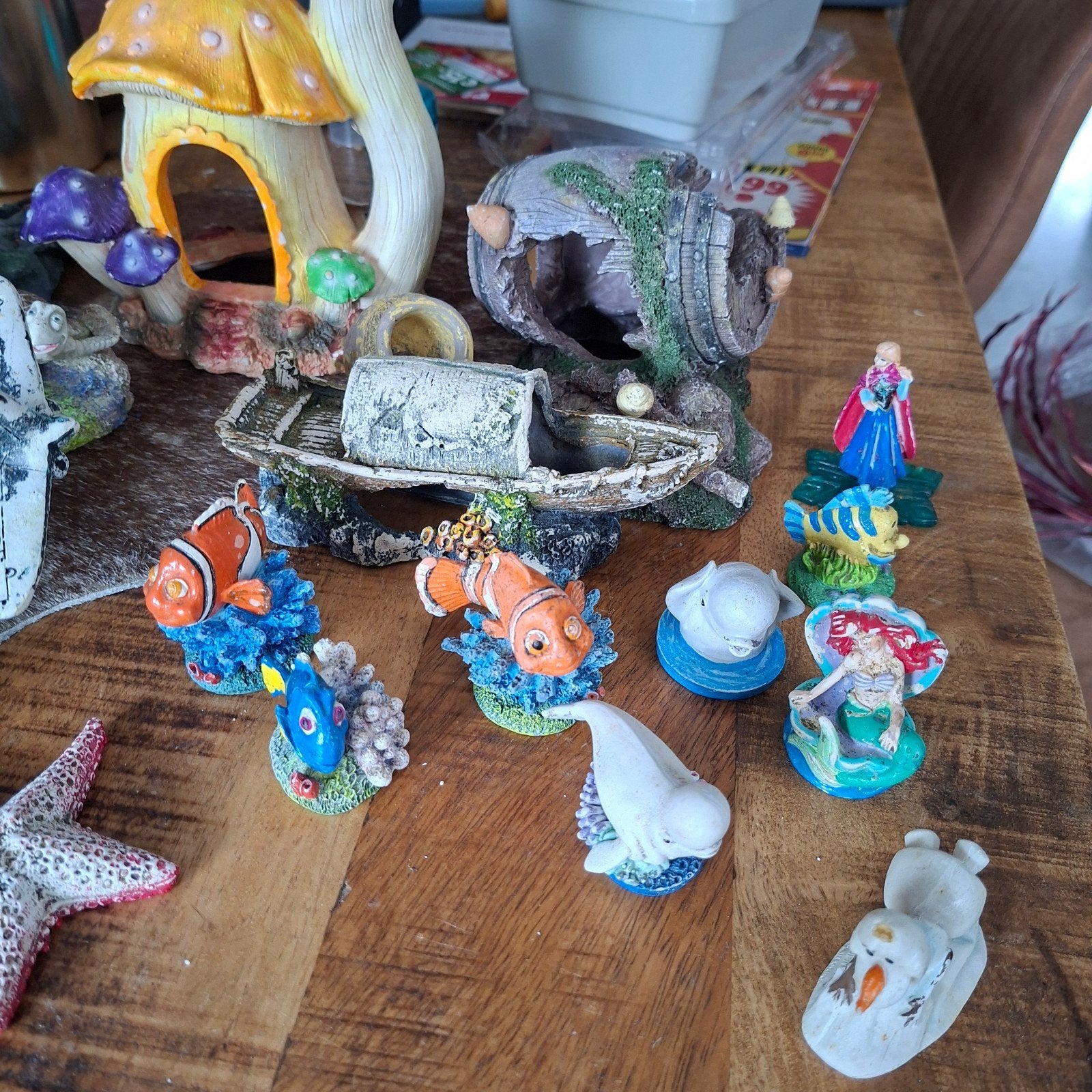 22 aquarium decoratie beelden, Dieren en Toebehoren, Ophalen