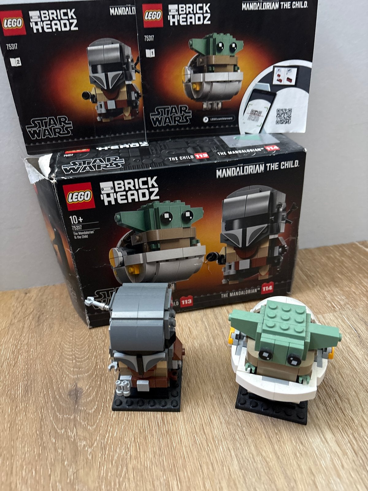 LEGO BrickHeadz The Mandalorian & The Child 75317, Ophalen of Verzenden, Zo goed als nieuw, Overige merken