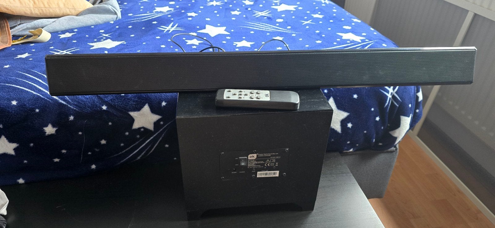 Weinig gebruikt O.K SUBWOOFER, Overige merken, Soundbar, 70 watt of meer, Ophalen of Verzenden