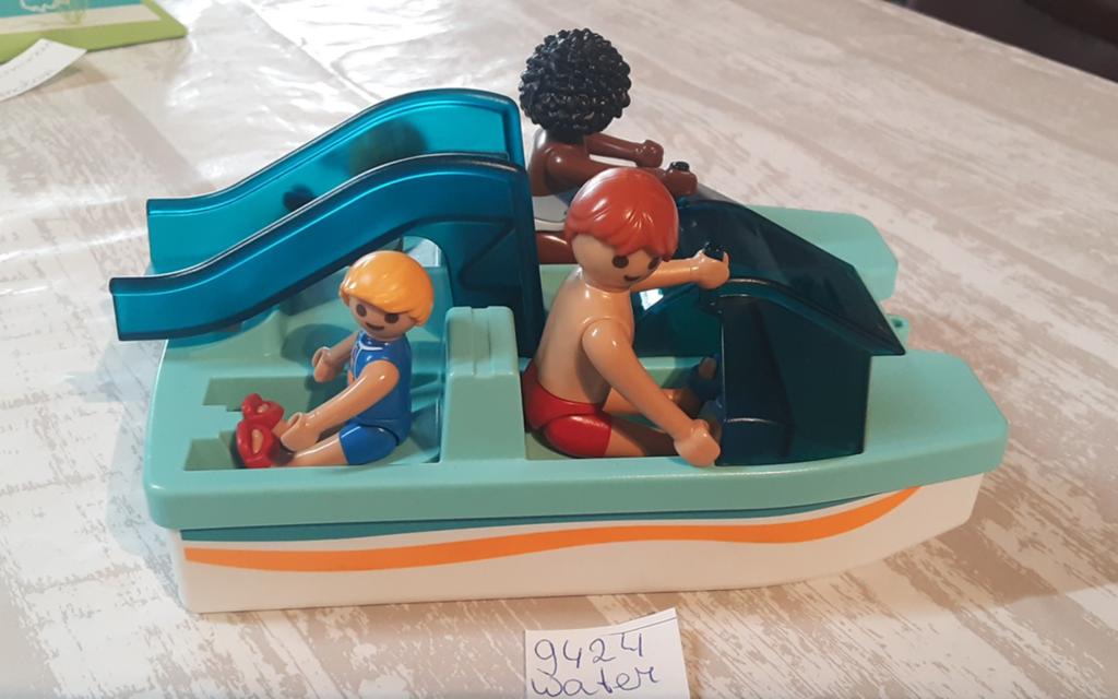 9424 waterfiets met gezin, Ophalen of Verzenden, Zo goed als nieuw, Complete set