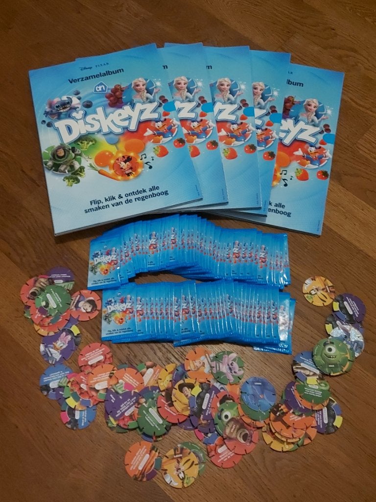 ‼️AH Disney Diskeyz‼️LAATSTE DAG‼️LAATSTE DAG‼️, Albert Heijn, Verzenden