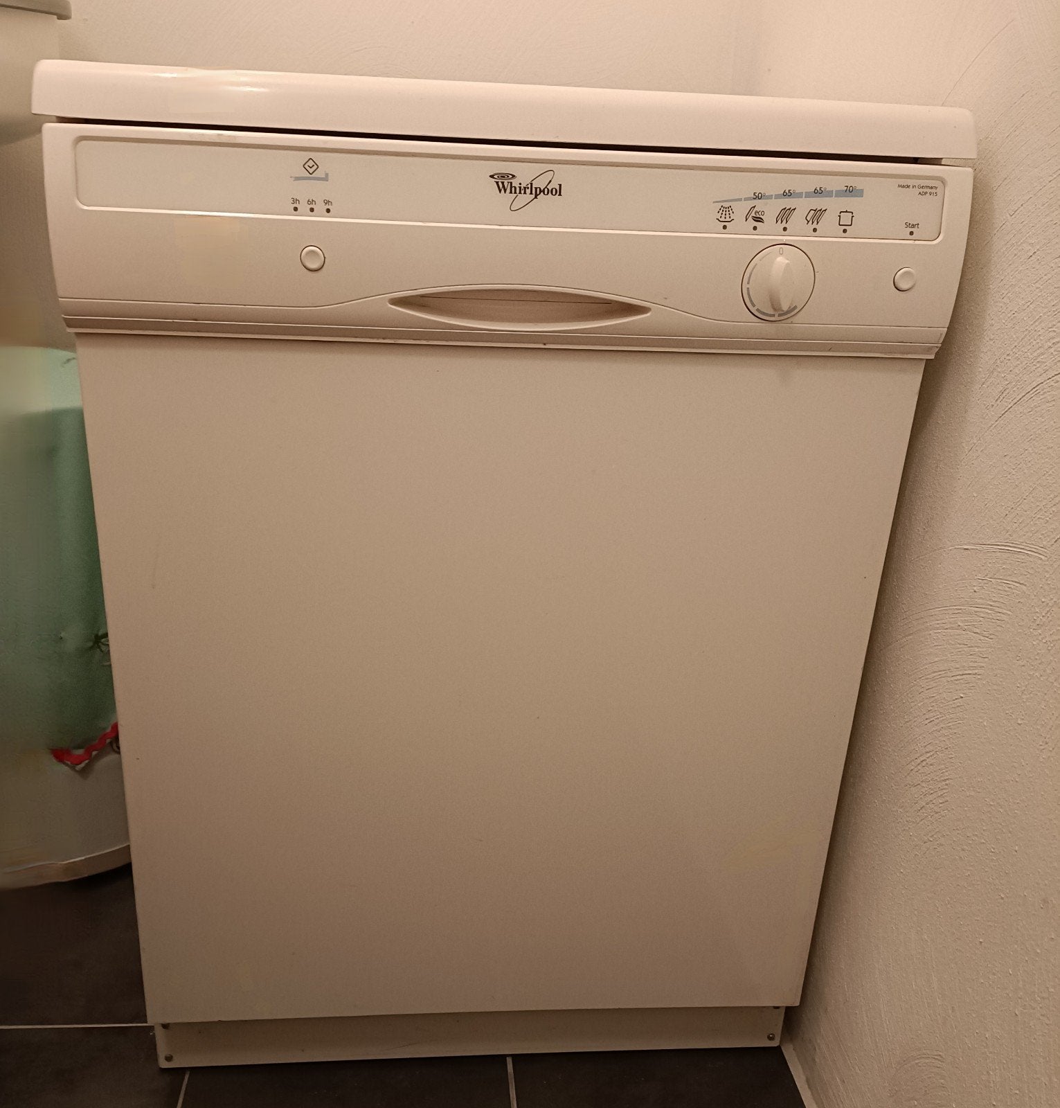 Vaatwasser Whirlpool, Ophalen, 85 tot 90 cm