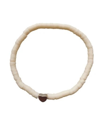 Armband summer love - Creme, Overige materialen, Info@medase.nl, Medase, Nieuw
