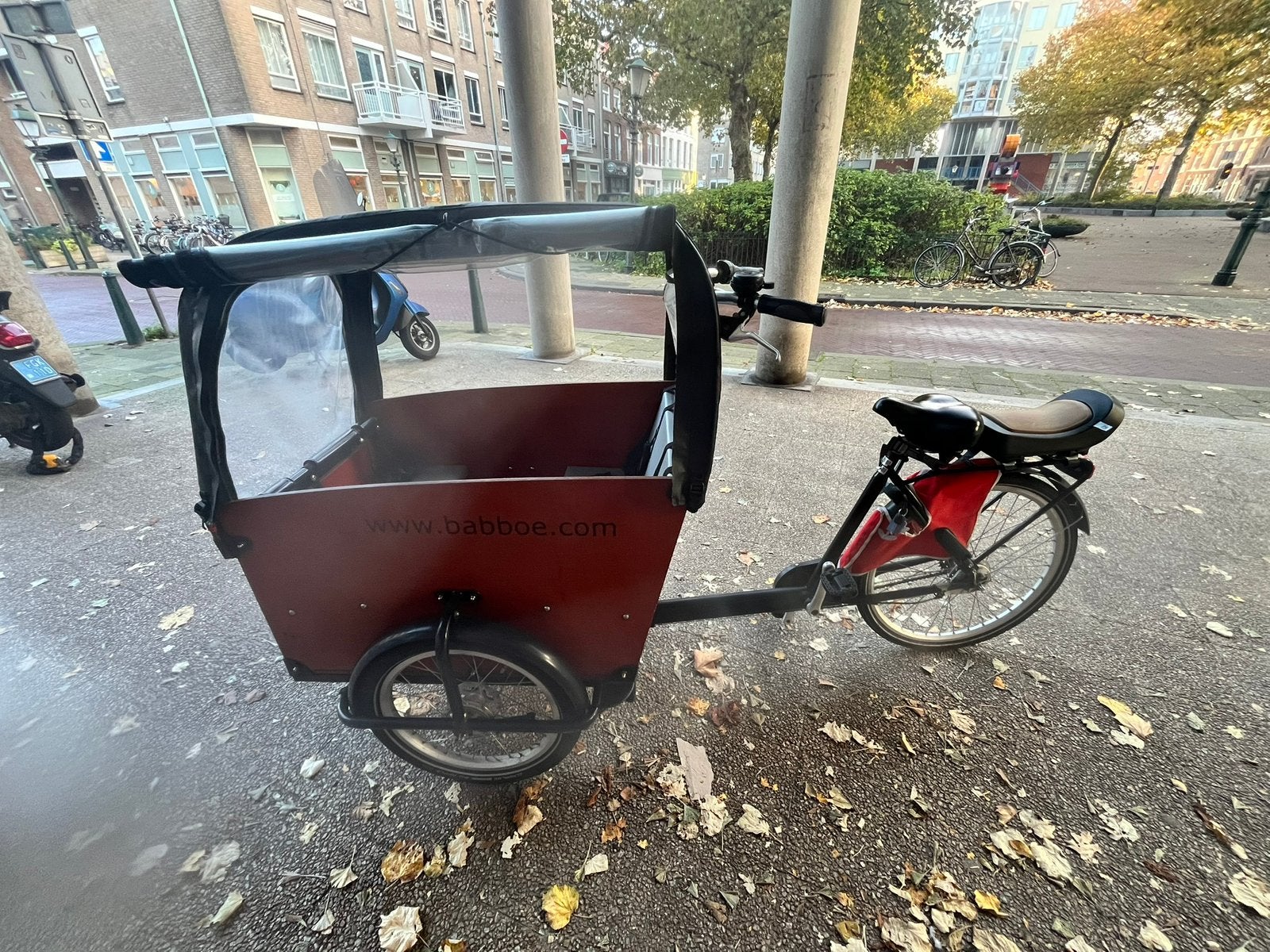 Bakfiets - Babboe Big, 4 kinderen of meer, Zo goed als nieuw, Schijfrem, Ophalen