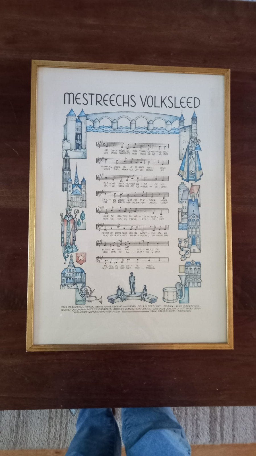 Mestreechs Volkslied, Ophalen
