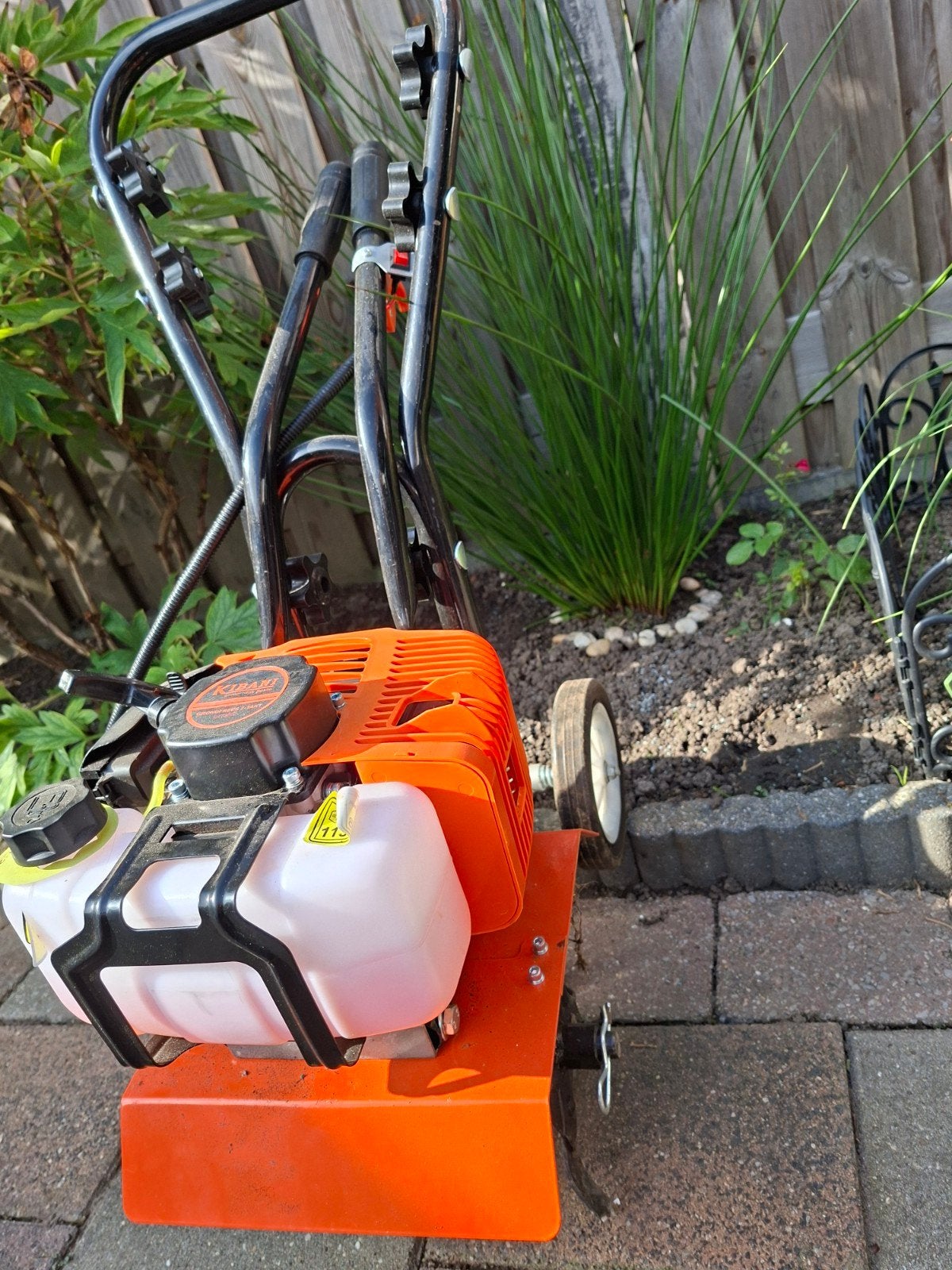 Kibani Mini Grondfrees Benzine 52cc - 30CM - 2.0PK, Ophalen of Verzenden, Gebruikt