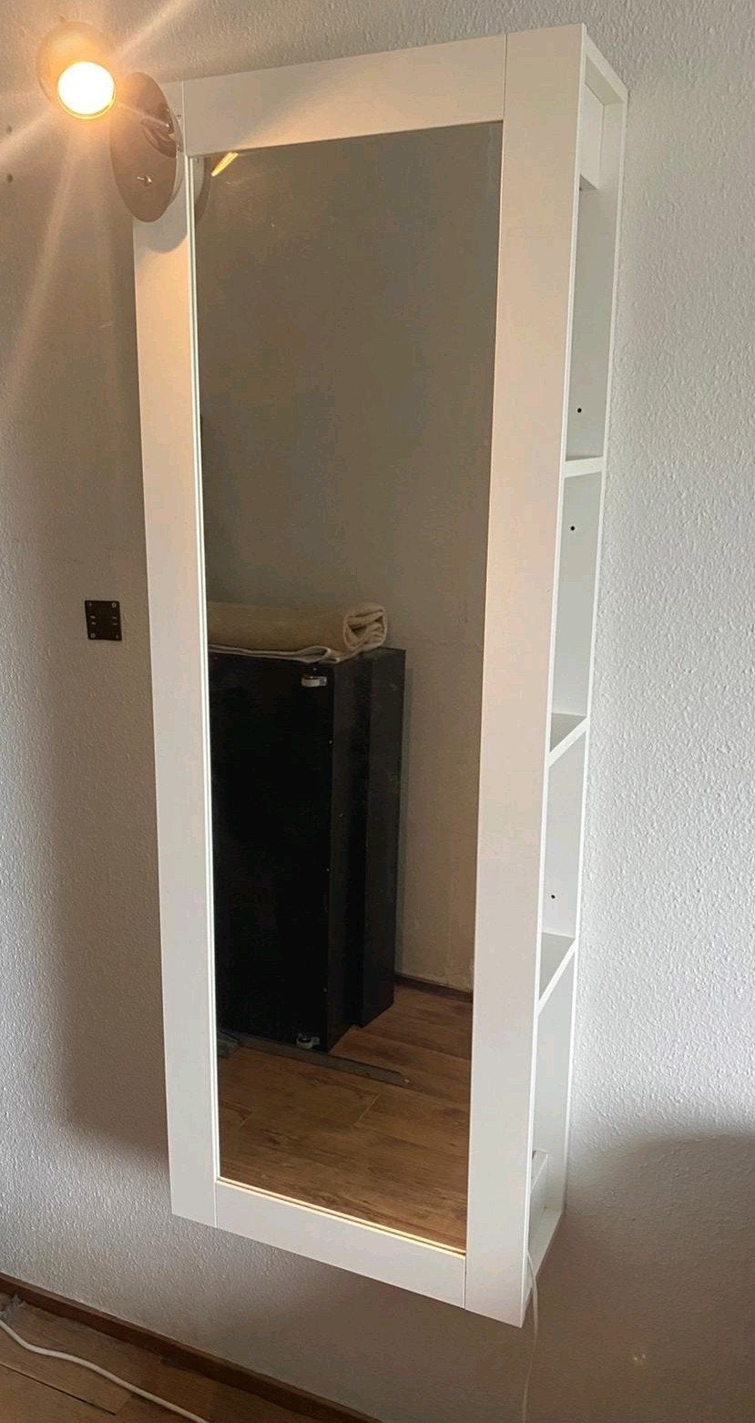 Spiegelkast met lamp, Huis en Inrichting, Ophalen, Minder dan 50 cm, Gebruikt, 100 tot 150 cm