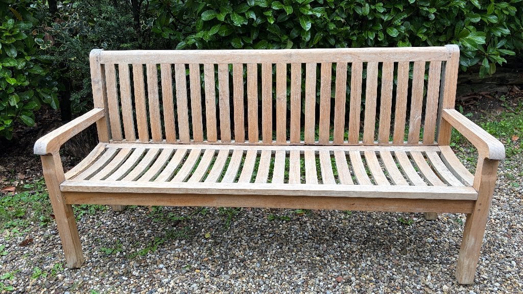 teak tuinbank, Tuin en Terras, Ophalen, Gebruikt, Teakhout
