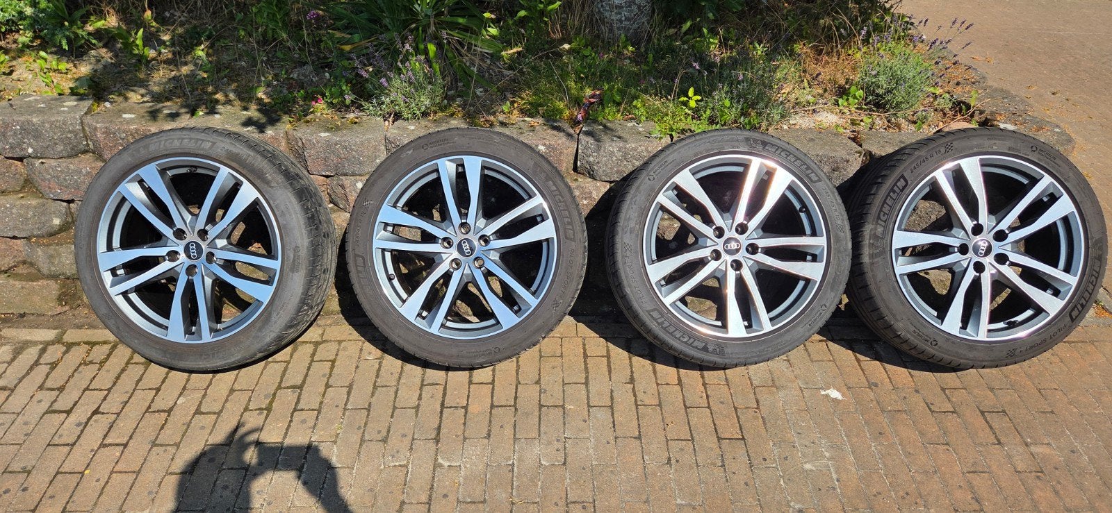 Audi A6 S6 C8 | 19 inch Velgen + Zomerbanden, Auto-onderdelen, Banden en Velgen, 245 mm, Banden en Velgen, Zomerbanden, Ophalen