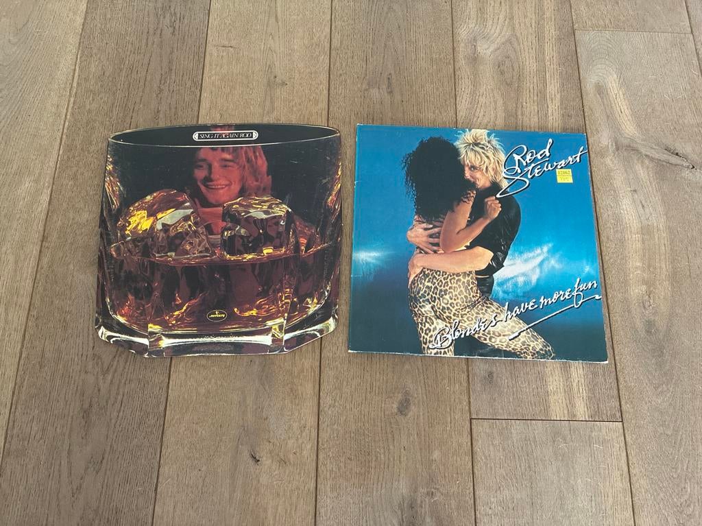 2 zeer nette Rod Stewart LP's - Sing It Again Rod & Blondes, Cd's en Dvd's, 12 inch, Fotohoes, Ophalen of Verzenden, 1970 - 1979