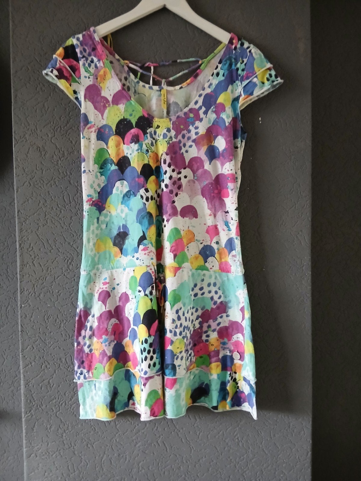 Spoom lang tuniek maat 42 turquoise met meerdere kleuren, Kleding | Dames, Meerkleurig, Maat 42/44 (L), Spoom, Ophalen of Verzenden
