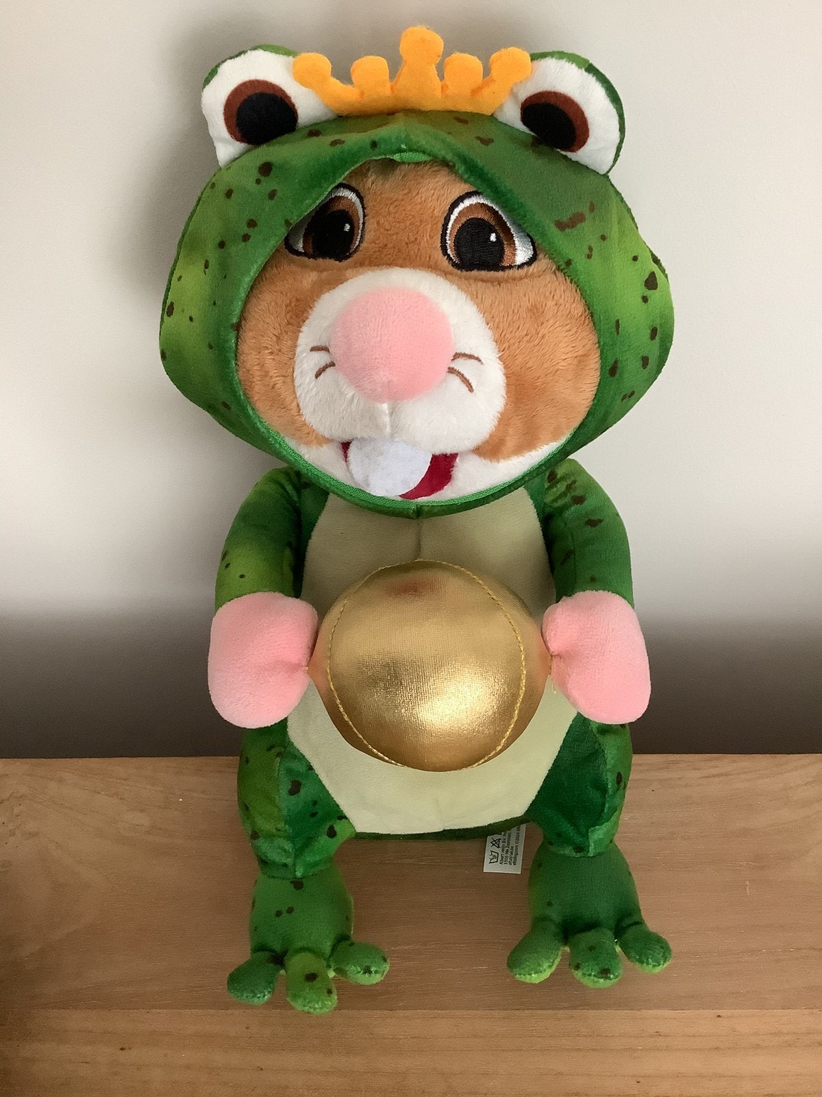 AH hamster albert heijn kikkerprins kikker efteling knuffel, Ophalen of Verzenden, Zo goed als nieuw, Overige typen
