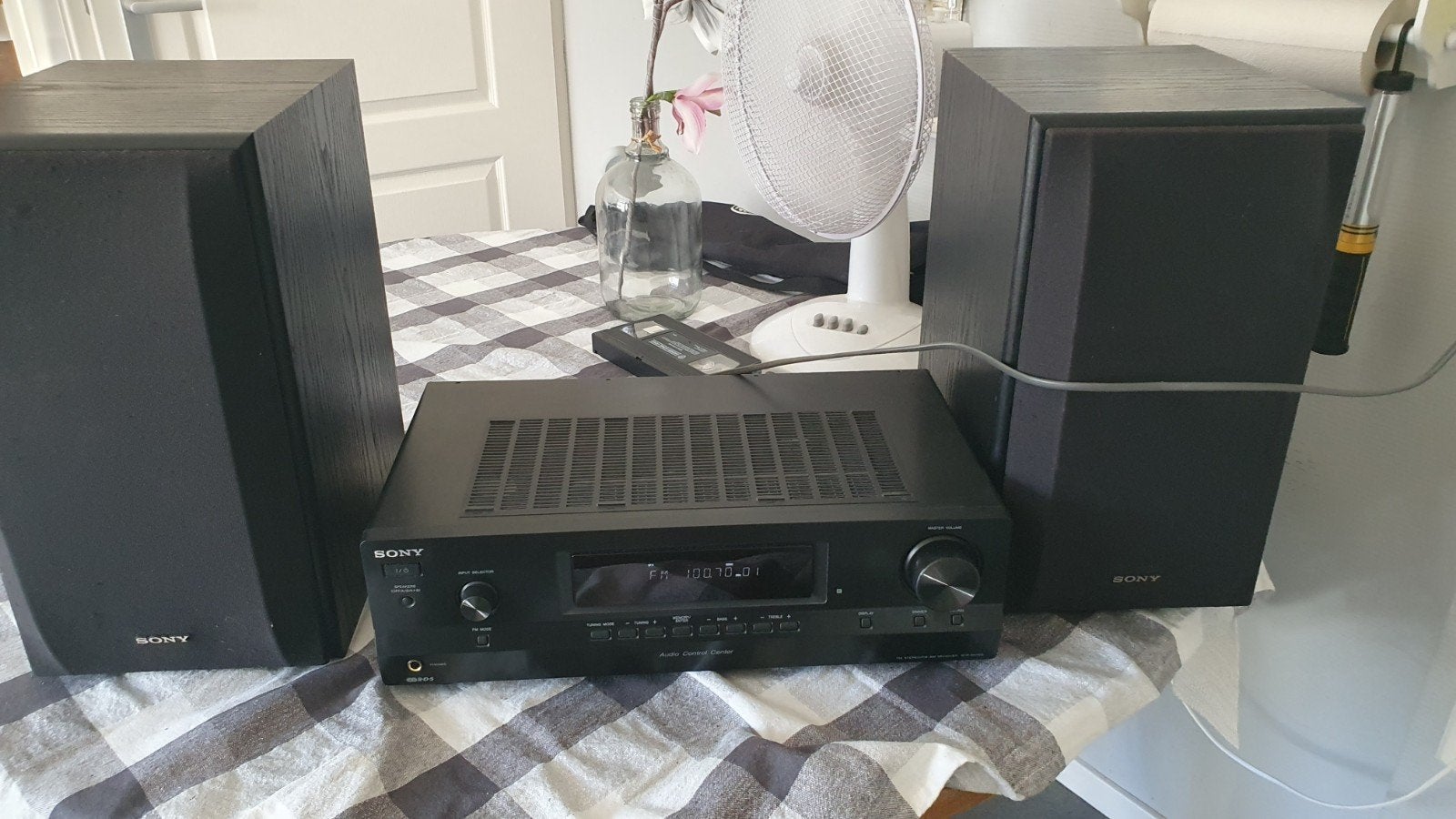 Sony  radio versterker  2x 100watt, Ophalen, Gebruikt, Analoog